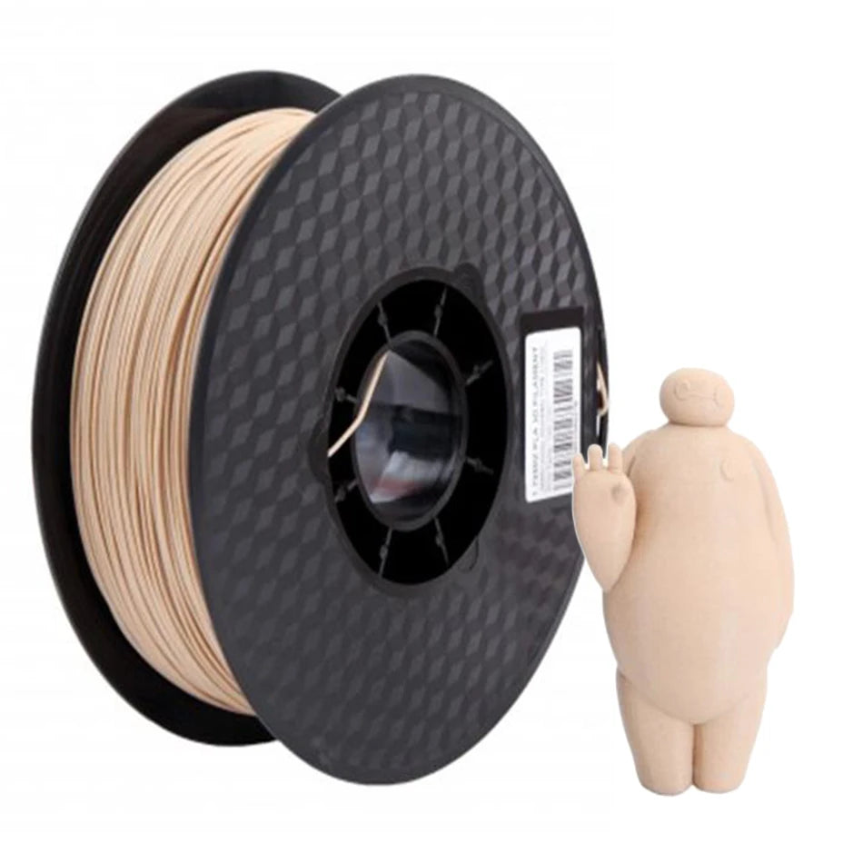 Wood Filament PLA 3D Printer 1.75mm 250g / 1Kg PLA Light Dark Red Wooden Color